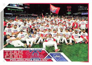 2023 Topps Philadelphia Phillies Team Card 567 Philadelphia Phillies