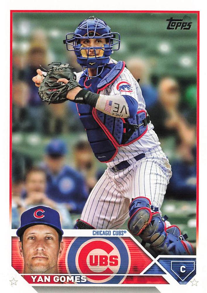 2023 Topps Yan Gomes #569 Chicago Cubs