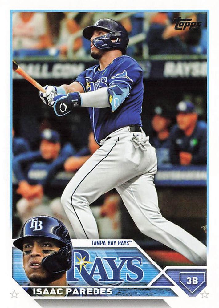 2023 Topps Isaac Paredes #621 Tampa Bay Rays
