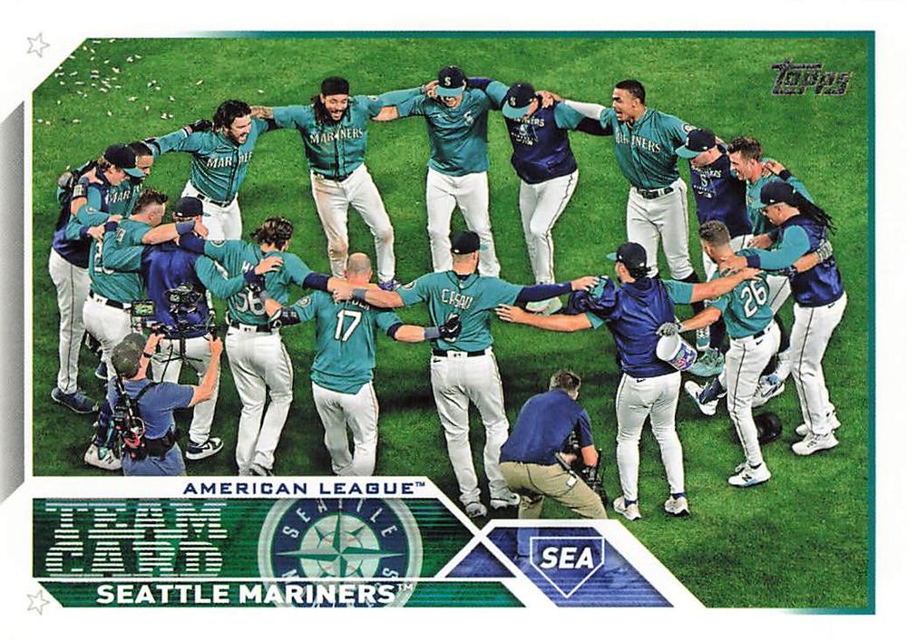 2023 Topps Seattle Mariners Team Card 627 Seattle Mariners