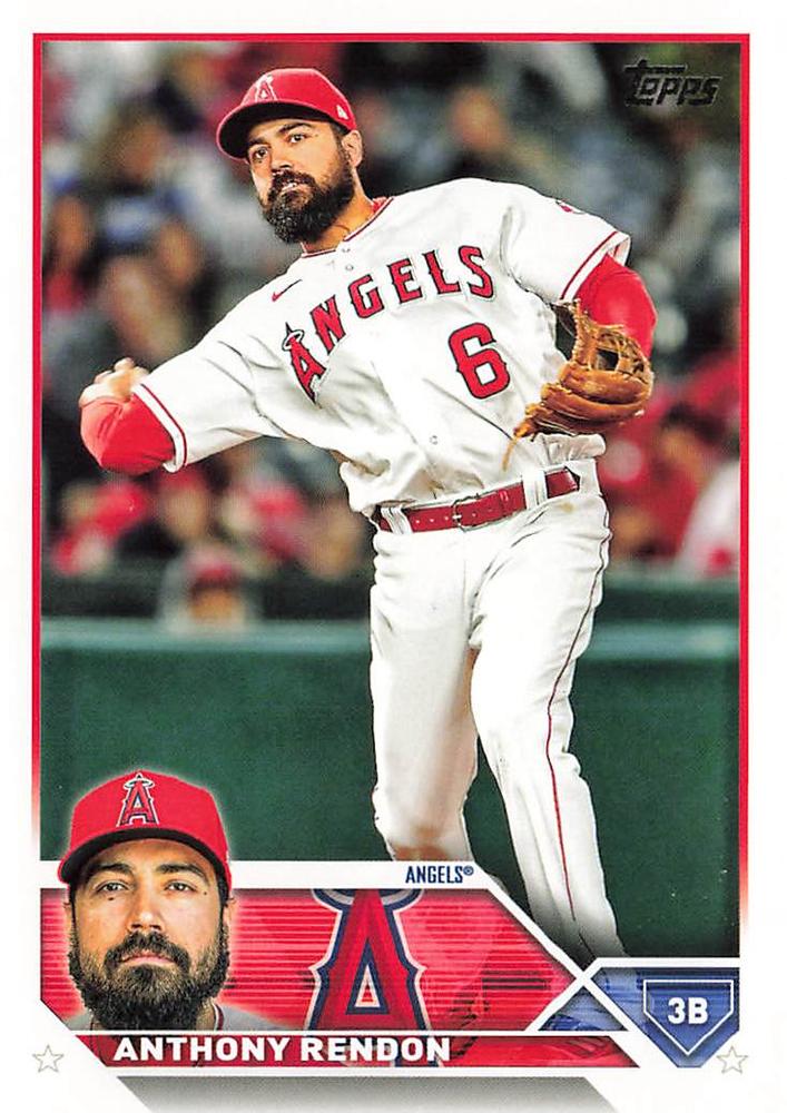 2023 Topps Anthony Rendon #640 Los Angeles Angels