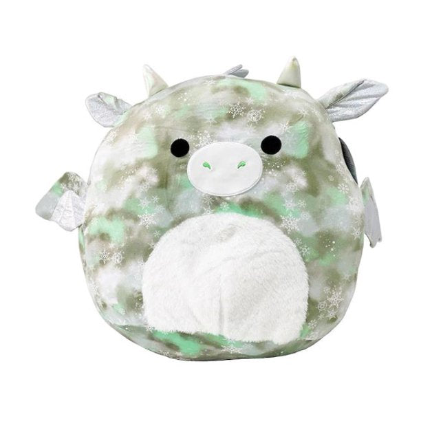 Squishmallows Will the Green Dragon with Snow Flake 14
