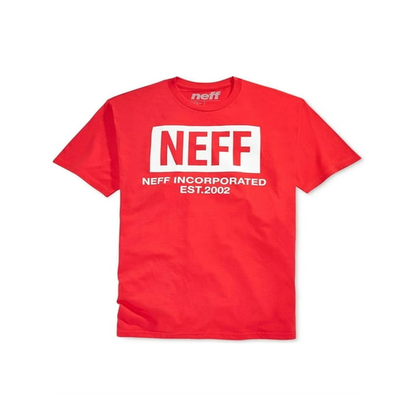 NEFF TEES Red Color T-Shirt Size Medium