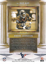 Load image into Gallery viewer, 2021 Panini Contenders Gladiators Andre Johnson  GLD-AJO Houston Texans
