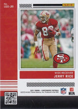 Load image into Gallery viewer, 2021 Panini Contenders Legendary Contenders Jerry Rice  LGD-JRI San Francisco 49ers

