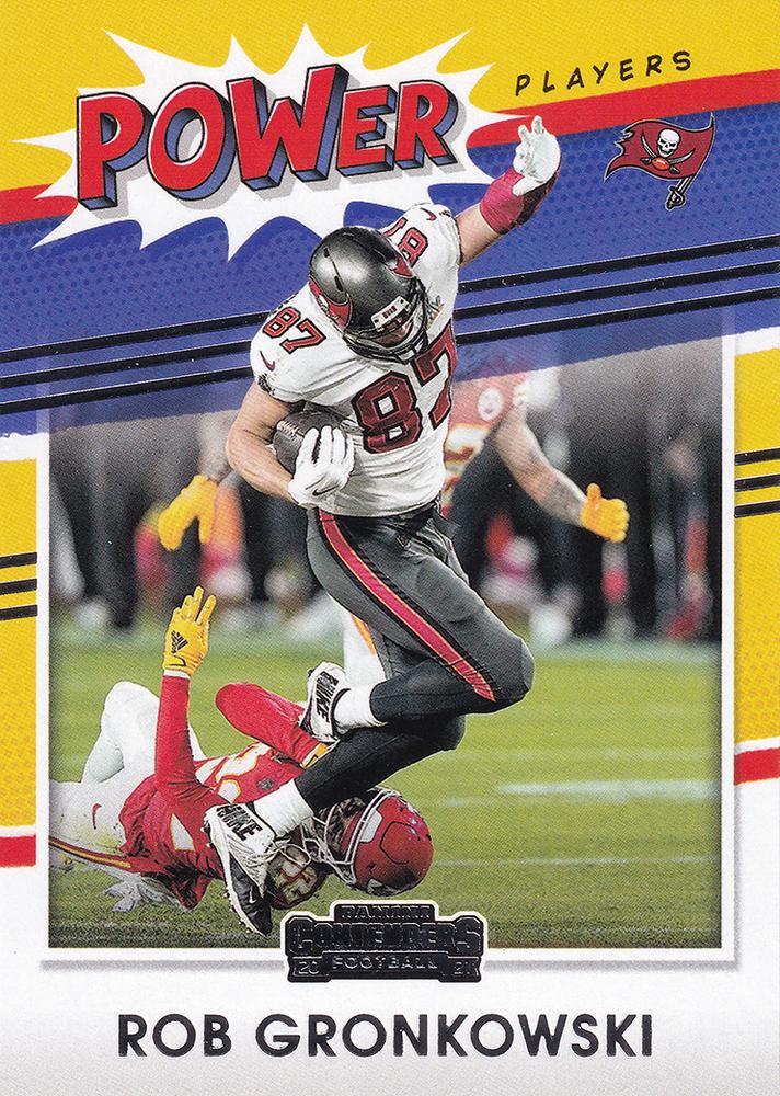 2021 Panini Contenders Power Players Rob Gronkowski  PP-RGR Tampa Bay Buccaneers