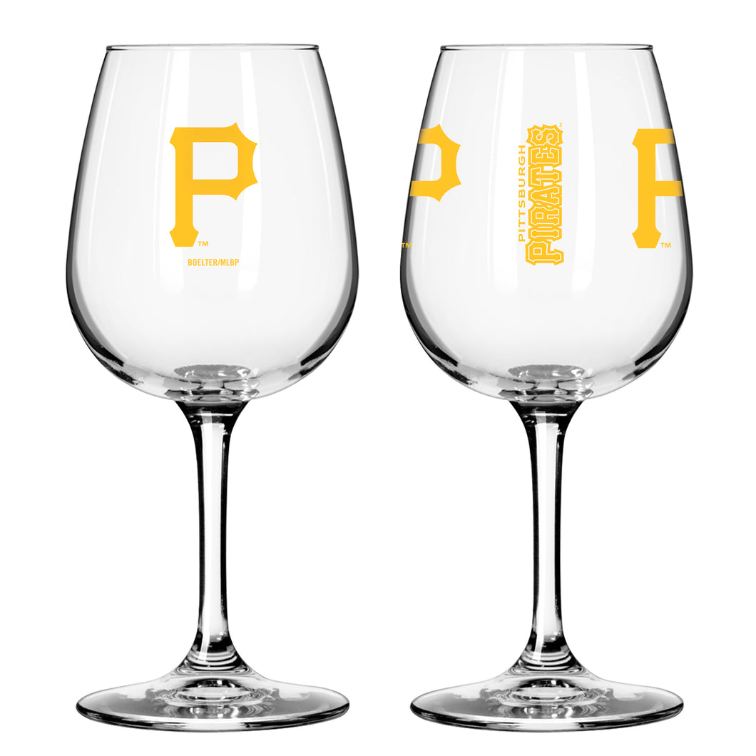 Pittsburgh Pirates 12oz Gameday Stemmed Wine Glass