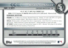 Load image into Gallery viewer, 2022 Bowman Prospects 1st Bowman Misael Gonzalez FBC BP-4 Chicago White Sox
