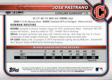 Load image into Gallery viewer, 2022 Bowman Prospects 1st Bowman Jose Pastrano FBC BP-21 Cleveland Guardians
