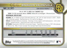 Load image into Gallery viewer, 2022 Bowman Prospects 1st Bowman Brandon Valenzuela FBC BP-28 San Diego Padres

