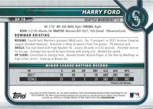 Load image into Gallery viewer, 2022 Bowman Prospects Harry Ford BP-78 Seattle Mariners
