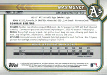 Load image into Gallery viewer, 2022 Bowman Prospects 1st Bowman Max Muncy FBC BP-89 Oakland Athletics
