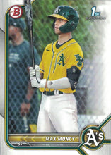 Load image into Gallery viewer, 2022 Bowman Prospects 1st Bowman Max Muncy FBC BP-89 Oakland Athletics
