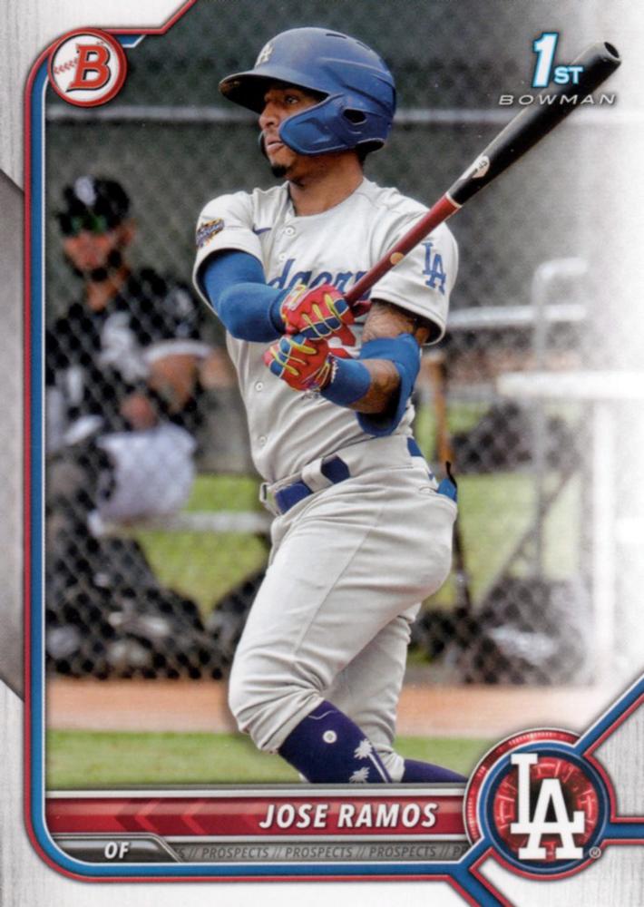 2022 Bowman Prospects 1st Bowman Jose Ramos FBC BP-129 Los Angeles Dodgers