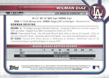 Load image into Gallery viewer, 2022 Bowman Prospects Wilman Diaz BP-135 Los Angeles Dodgers
