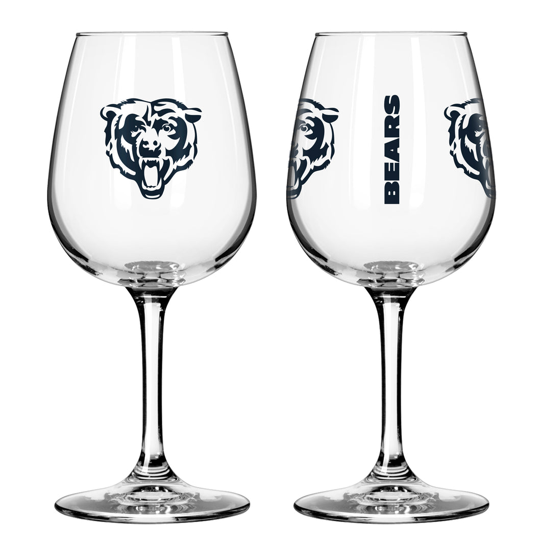 Chicago Bears 12oz Gameday Stemmed Wine Glass