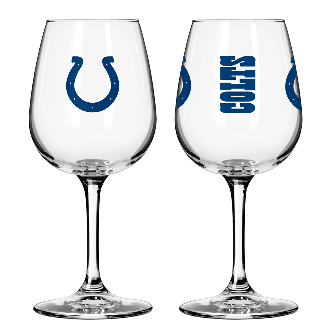 Indianapolis Colts 12oz Gameday Stemmed Wine Glass