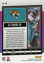 Load image into Gallery viewer, 2022 Panini Score Base DJ Chark Jr. #18 Jacksonville Jaguars
