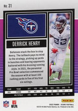 Load image into Gallery viewer, 2022 Panini Score Base Derrick Henry #31 Tennessee Titans
