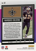 Load image into Gallery viewer, 2022 Panini Score Base Marques Colston #62 New Orleans Saints
