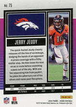 Load image into Gallery viewer, 2022 Panini Score Base Jerry Jeudy #75 Denver Broncos
