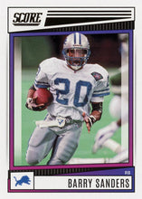 Load image into Gallery viewer, 2022 Panini Score Base Barry Sanders #91 Detroit Lions

