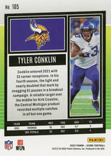 Load image into Gallery viewer, 2022 Panini Score Base Tyler Conklin #105 Minnesota Vikings
