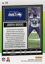 Load image into Gallery viewer, 2022 Panini Score Base Jordyn Brooks #178 Seattle Seahawks
