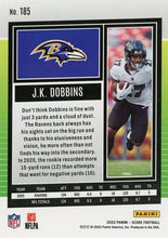 Load image into Gallery viewer, 2022 Panini Score Base J.K. Dobbins #185 Baltimore Ravens

