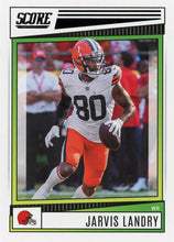 تحميل الصورة إلى عارض المعرض، 2022 Panini Score Base Jarvis Landry #200 Cleveland Browns
