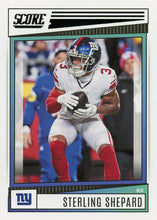 Load image into Gallery viewer, 2022 Panini Score Base Sterling Shepard #232 New York Giants
