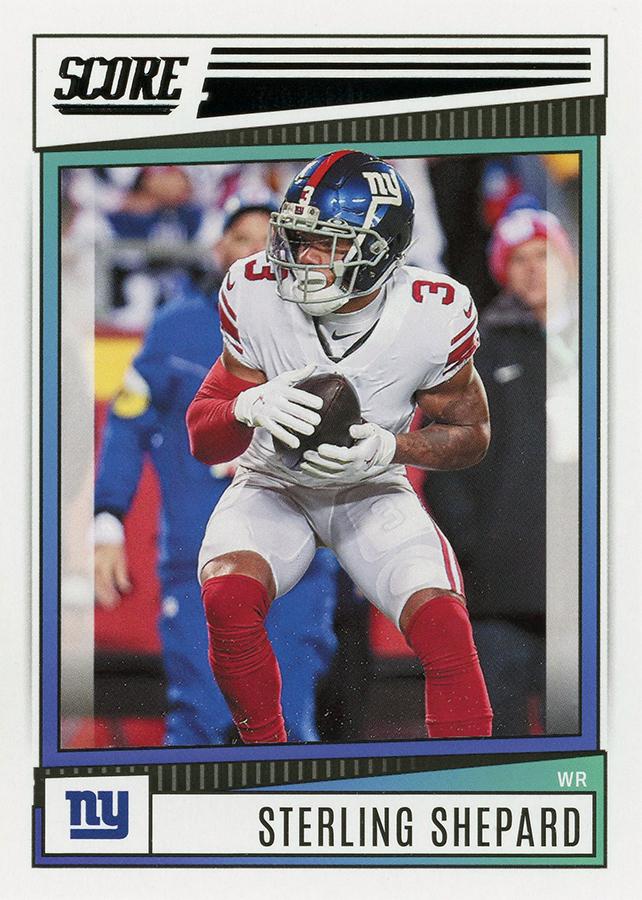 2022 Panini Score Base Sterling Shepard #232 New York Giants