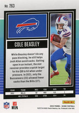 Load image into Gallery viewer, 2022 Panini Score Base Cole Beasley #263 Buffalo Bills
