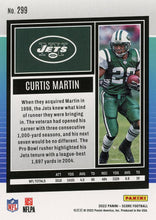 Load image into Gallery viewer, 2022 Panini Score Base Curtis Martin #299 New York Jets
