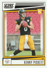 Load image into Gallery viewer, 2022 Panini Score Rookies Kenny Pickett RC #301 Pittsburgh Steelers
