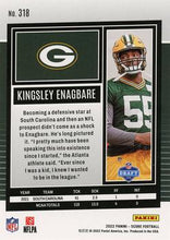Load image into Gallery viewer, 2022 Panini Score Rookies Kingsley Enagbare RC #318 Green Bay Packers
