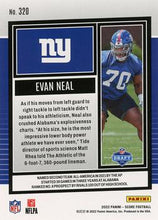 Load image into Gallery viewer, 2022 Panini Score Rookies Evan Neal RC #320 New York Giants
