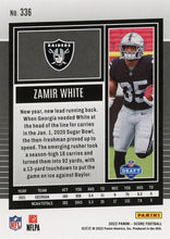 Load image into Gallery viewer, 2022 Panini Score Rookies Zamir White RC #336 Las Vegas Raiders
