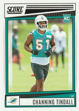 Load image into Gallery viewer, 2022 Panini Score Rookies Channing Tindall RC #355 Miami Dolphins
