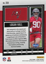 Load image into Gallery viewer, 2022 Panini Score Rookies Logan Hall RC #359 Tampa Bay Buccaneers

