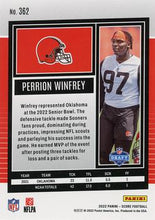 Load image into Gallery viewer, 2022 Panini Score Rookies Perrion Winfrey RC #362 Cleveland Browns
