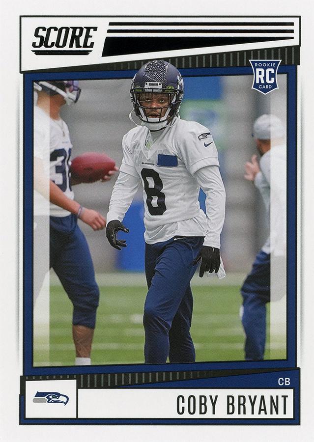 2022 Panini Score Rookies Coby Bryant RC #363 Seattle Seahawks