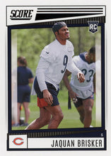 Load image into Gallery viewer, 2022 Panini Score Rookies Jaquan Brisker RC #365 Chicago Bears
