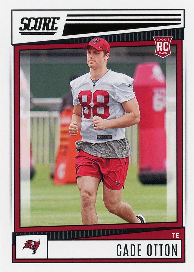 2022 Panini Score Rookies Cade Otton RC #371 Tampa Bay Buccaneers