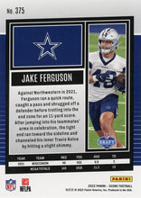 Load image into Gallery viewer, 2022 Panini Score Rookies Jake Ferguson RC #375 Dallas Cowboys
