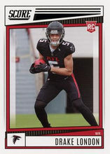 Load image into Gallery viewer, 2022 Panini Score Rookies Drake London RC #379 Atlanta Falcons
