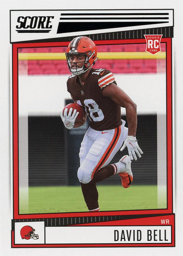 2022 Panini Score Rookies David Bell RC #382 Cleveland Browns