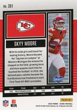 Load image into Gallery viewer, 2022 Panini Score Rookies Skyy Moore RC #391 Kansas City Chiefs
