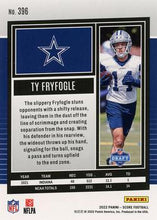Load image into Gallery viewer, 2022 Panini Score Rookies Ty Fryfogle RC #396 Dallas Cowboys
