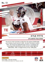 Load image into Gallery viewer, 2022 Panini Prestige Base Kyle Pitts #13 Atlanta Falcons
